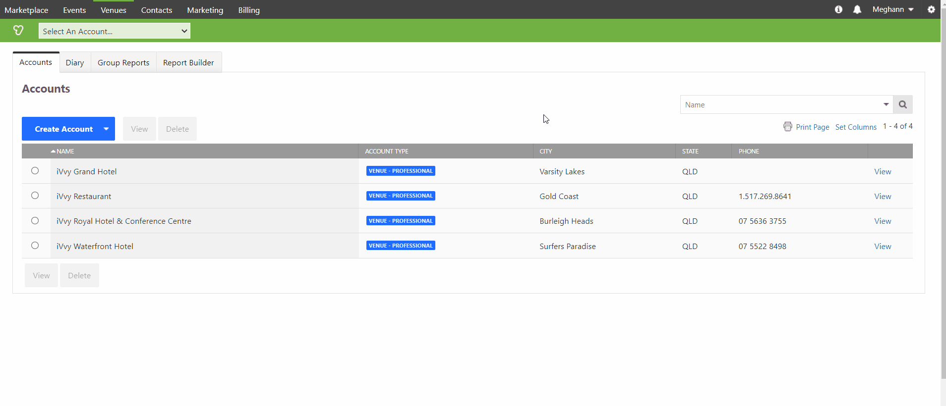Setting up Sales Goals